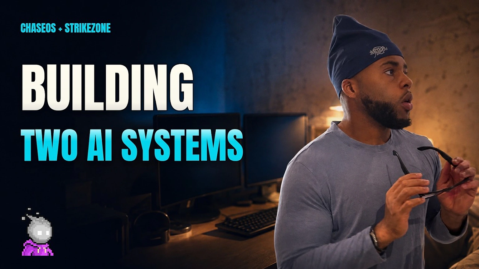 Building ChaseOS & StrikeZone: Two AI Systems, One Day | Builder Diary 03